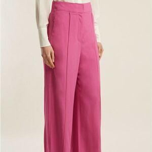 NWT ROKSANDA PINK LAPARI HIGH RISE WIDELEG PANTS 4